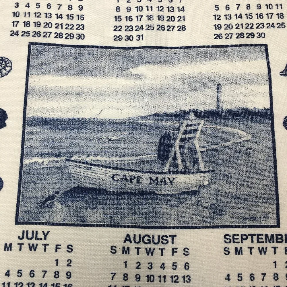 Cape May Point New Jersey Linen 2005‎ Calendar